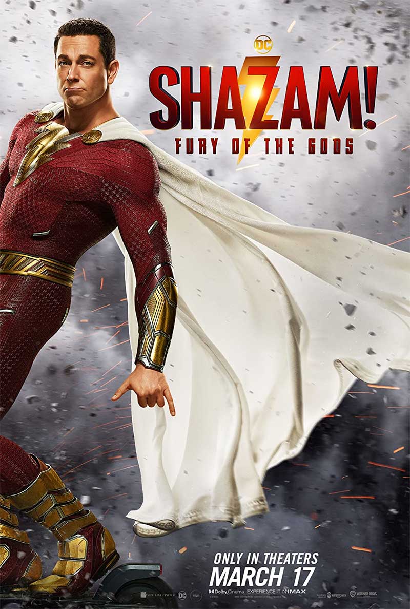 Shazam! Fury of the Gods (2023) โผล่ป้ายโฆษณา